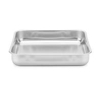 STEEL PAN TEGLIA ALTA QUADRATA INOX 32X32 ITALIA