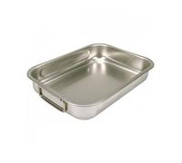 STEEL PAN TEGLIA RETTANGOLARE ALTA 30x22cm ANTIADERENTE Inox 2284530