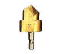 Steel Reamer Tool - Countersink Conduit Deburring System, Quick Change Shank Fitting Saver Device Kit, PVC PPR Water Pipe Repair Equipment | Plumbing Installation Smoth edge Finishing Durablee