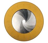 Steel Round Compass Ruler,Aluminum Circle Tool,12.5cm