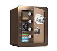 Steel,Small Electronic Depository Safe Fireproof Waterproof Safes Box Home Office Use Deposit Money Jewelry Cash for Home/Black