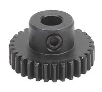 Steel Spur Gear 30 Tooth 6mm D - Bore 0.8 Mod | Industrial Pinion Gear for Machinery/Robotics/Automotive | Model 4303-1006 - 0030 with 24mm Pitch Diameter