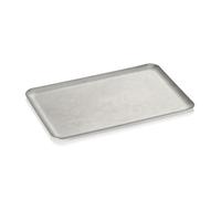 Steel & Style Heritage - Vassoio per hamburger, 30 x 20 x 1 cm, in acciaio al nichel cromato 18/8