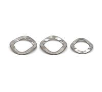 Steel Three Wave Washers | Multicolor Multiple Sizes For Electrical Connections: Fastener Application(304 Stainless Steel,10pcs M10x15)