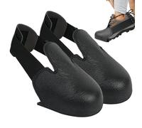Steel Toe Cap Safety Overshoes Workplace - Anti-smash Cover with Adjustable Strap for Men/Women | No Slip Steel Toe Cap Shoe Covers Safety Anti-Smashing Shoe Toê Head Protector With Elastic Straps