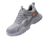 Steel Toe Shoes for Men Anti Smashing Puncture Proof Lightweight Breathable Safety Shoes for Warehouse & Construction (Four Seasons Comfort,43)