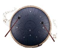 Steel Tongue Drum, chiave in do Handpan Tongue Drum da 13", Strumento a Percussione a 15 Toni con Borsa da Viaggio e Bacchette per Yoga, Meditazione e Terapia del Suono,A