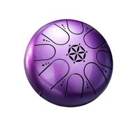 steel tongue drum, Tamburo con linguetta in acciaio C5 da 5,5 pollici a 8 note con borsa,for Meditation Yoga(Signal Line)
