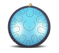 Steel Tongue Drum, Tamburo Della Pioggia A Mano Da 14 Pollici E 15 Note, Grande Strumento A Percussione Handpan In Metallo Per Adulti E Bambini, Include Libro Musicale(B)