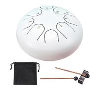 steel tongue drum, Tamburo in acciaio da 6 pollici con 8 note e mazze con libro musicale, carillon di pioggia a mano for un regalo unico,for Meditation Yoga