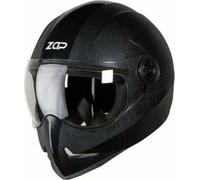 Steelbird SB-50 Adonis Zap Classic Casco Nero Con Visiera Piana L 600mm @US