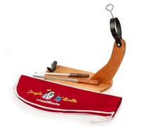 steelBlade - Prosciutto Gondola + Copri prosciutto Kukuxumusu + Coltello prosciutto e Chaira - Supporto prosciutto prodotto in Spagna