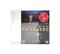Steelbook - Fodere protettive compatibili con Blu-Ray Custom Fit Visibile Spine 0,35 mm PET trasparente con J-Card, confezione da 5