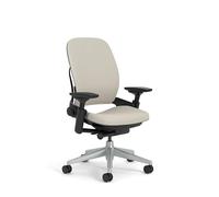 Steelcase Sedia da ufficio ergonomica: Leap, braccioli 4D, Beige | Consegnata assemblata, ruote universali, materiali premium, fino a 150 kg e 190 cm, comfort della seduta.