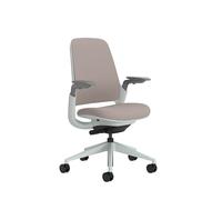 Steelcase Sedia da ufficio ergonomica: Series 1, supporto lombare, Malva | Braccioli 4D, ruote universali, materiali premium, fino a 150 kg e 190 cm, comfort della seduta