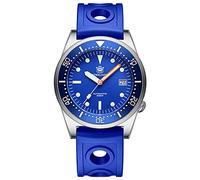 Steeldive SD1979, 50 Atmos, NH35, AR Sapphire, Lume, Blu, 200m Diving, BNIB, Cinturino