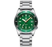 Steeldive SD1979 Bracciale in acciaio inossidabile Immersione Orologi da uomo Quadrante blu 200M Impermeabile NH35 Orologio da immersione meccanico automatico, Verde