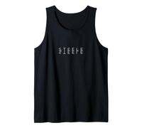 Steele Reflections - Personalizzato Mirrored Cognome Art Canotta