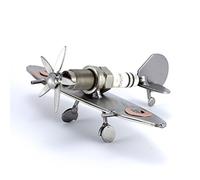 Steelman24 I Omini di Viti Aereo Mini Spitfire 2 I Idee Regalo Originale I Soprammobili in Metallo I Modellino