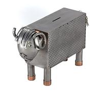 Steelman24 I Omini di Viti Ariete Salvadanaio I Idee Regalo Originale I Soprammobili in Metallo I Modellino