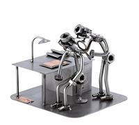 Steelman24 I Omini di Viti Dermatologo I Idee Regalo Originale I Soprammobili in Metallo I Modellino