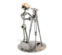 Steelman24 I Omini di Viti Geometra I Idee Regalo Originale I Soprammobili in Metallo I Modellino