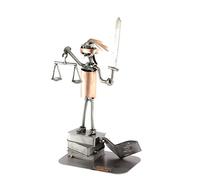 Steelman24 I Omini di Viti Giustizia I Idee Regalo Originale I Soprammobili in Metallo I Modellino