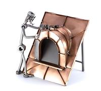 Steelman24 I Omini di Viti Lattoniere I Idee Regalo Originale I Soprammobili in Metallo I Modellino