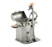 Steelman24 I Omini di Viti Maestro di Grigliate I Idee Regalo Originale I Soprammobili in Metallo I Modellino