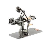 Steelman24 I Omini di Viti Massaggiatore I Idee Regalo Originale I Soprammobili in Metallo I Modellino