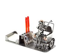 Steelman24 I Omini di Viti Organizer per Ufficio Meccanico per Auto I Idee Regalo Originale I Soprammobili in Metallo I Modellino