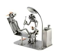 Steelman24 I Omini di Viti Ortopedico I Idee Regalo Originale I Soprammobili in Metallo I Modellino