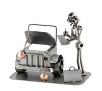 Steelman24 I Omini di Viti Perito Automobilistico I Idee Regalo Originale I Soprammobili in Metallo I Modellino