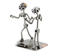 Steelman24 I Omini di Viti Personal Trainer I Idee Regalo Originale I Soprammobili in Metallo I Modellino