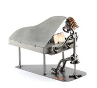 Steelman24 I Omini di Viti Pianoforte I Idee Regalo Originale I Soprammobili in Metallo I Modellino