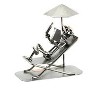 Steelman24 I Omini di Viti Vacanziere I Idee Regalo Originale I Soprammobili in Metallo I Modellino
