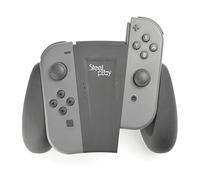 Steelplay - Comfort Grip Compatibile per Il Controller Joy con di Switch, Switch Joy-con Controller Hand Grip con 2 Thumb Grip Caps - Nero