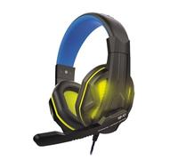 Steelplay HP-47 - Cuffie da Gioco cablate. Suono Stereo. Microfono Rotante. Comandi di Controllo. Presa Jack da 3,5 mm - per PS4. Interruttore. Xbox One. PC. Mac. Computer, Nero/Giallo