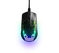 SteelSeries Aerox 3 - Mouse da gioco super leggero - Sensore ottico TrueMove Core da 8.500 CPI - Design ultraleggero resistente all'acqua da 59 g - Connettività USB-C universale - Onyx (rinnovato)