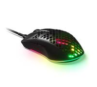 SteelSeries Aerox 3 2022 Edition Optisk Kabling Sort