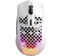 SteelSeries Aerox 3 Wireless (2022) - Mouse da gioco super leggero, design resistente all'acqua 68 g, durata della batteria 200 ore, bianco