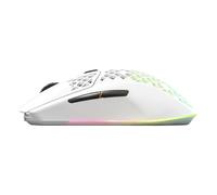 SteelSeries Aerox 3 Wireless - Mouse Gaming - RGB traforato - Design ultraleggero e resistente all'acqua - Sensore ottico TrueMove Air da 18K DPI - Snow