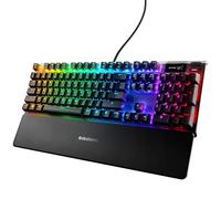 SteelSeries Apex 7 Tastiera meccanica da gioco - OLED Smart Display - Passthrough USB e comandi multimediali - Tattile e Clicky - Retroilluminato RGB (interruttore blu)