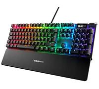 SteelSeries Apex 7 - Tastiera meccanica per videogiochi - Smart Display OLED - Retroilluminazione LED RGB - Switch Rossi - Layout Francese (AZERTY)