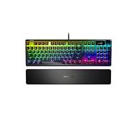 SteelSeries Apex 7 - Tastiera meccanica per videogiochi - Smart Display OLED - Retroilluminazione LED RGB - Switch Rossi - Layout Americano (QWERTY)