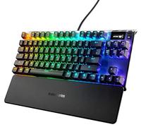 SteelSeries Apex 7 TKL - Tastiera meccanica per videogiochi - Forma Compatto - Smart Display OLED - Retroilluminazione LED RGB - Switch Marroni - Layout Americano (QWERTY)