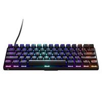 SteelSeries Apex 9 Mini - Tastiera meccanica da gaming - Switch ottici - Azionamento a 2 punti - Forma compatto mini 60% per eSport - Switch intercambiabili a caldo - Layout americano (QWERTY)