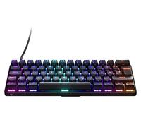 SteelSeries Apex 9 Mini - Tastiera meccanica da gaming - Switch ottici - Azionamento a 2 punti - Forma compatto mini 60% per eSport - Switch intercambiabili a caldo - Layout tedesco (QWERTZ)