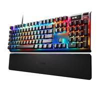 SteelSeries Apex Pro HyperMagnetic Tastiera da gaming - La più veloce al mondo - Azionamento regolabile - Schermo OLED - RGB - USB Passthrough - Layout Francese (AZERTY)