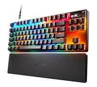 SteelSeries Apex Pro TKL HyperMagnetic Tastiera da gaming - La tastiera più veloce del mondo - Attuazione regolabile - Schermo OLED - RGB - Copritasti in PBT - USB-A - Layout Americano (QWERTY)